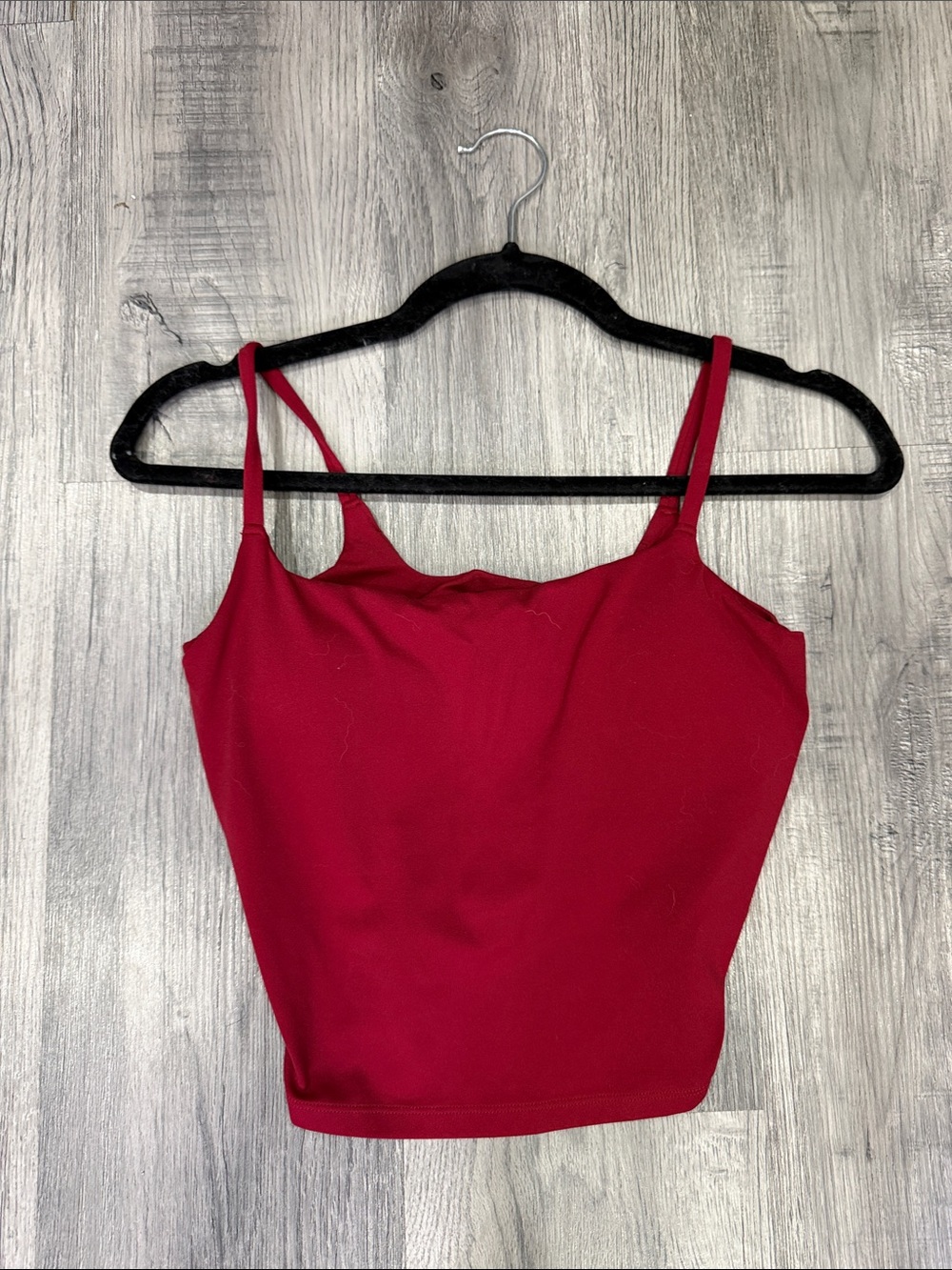Oner Active soft motion ruby Red Spaghetti-Strap Crop Camisole